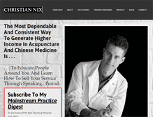 Tablet Screenshot of christiannix.com